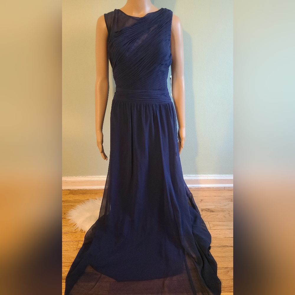 Lauren by Ralph Lauren navy blue evening gown